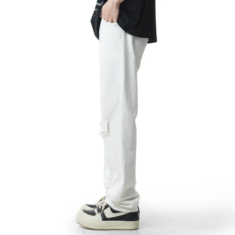 DANGERTIGER Jeans Unisex White-2