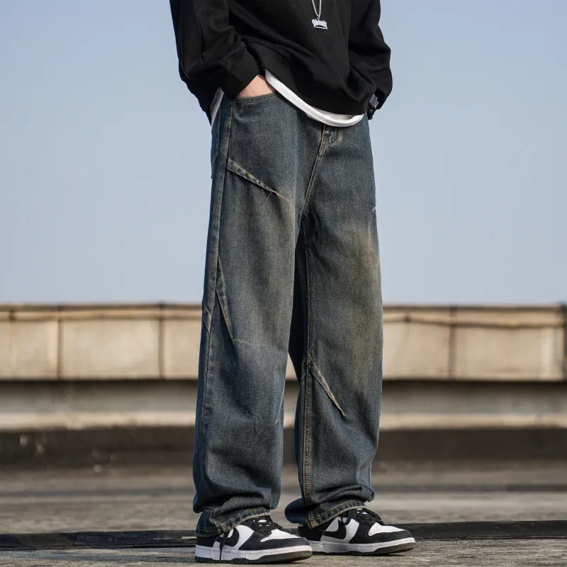 PAINT STAIN Jeans Unisex-8