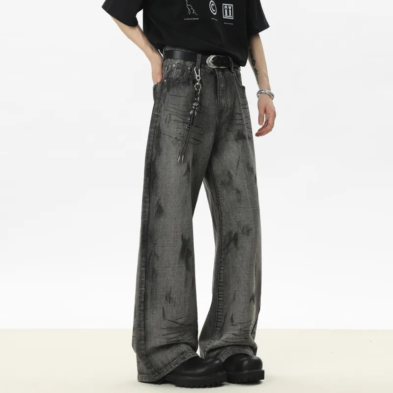 DANGERTIGER Jeans Unisex Wasteland Gray-4