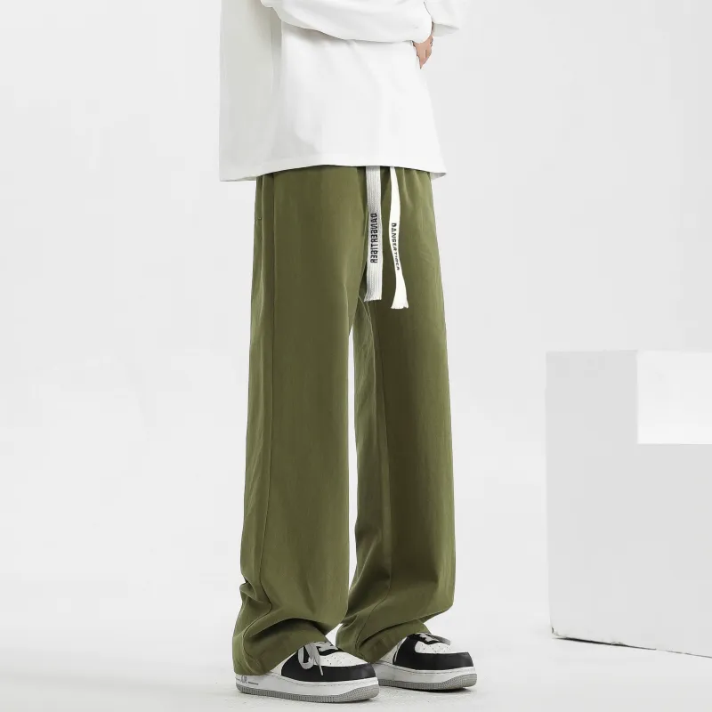 DANGERTIGER Casual Pants Unisex Khaki-9