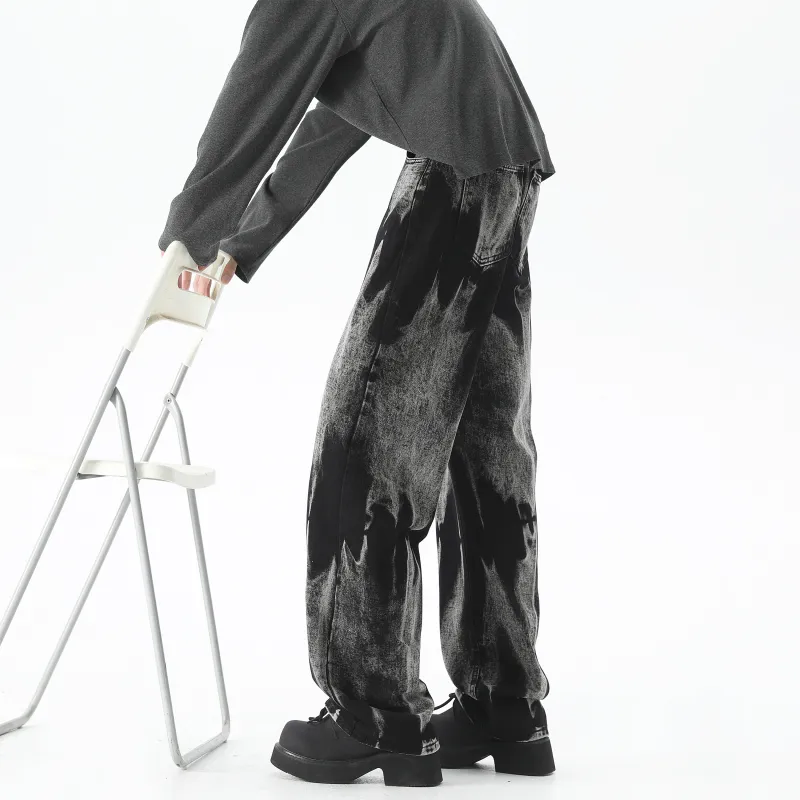 DANGERTIGER Jeans Unisex Black Gray-6