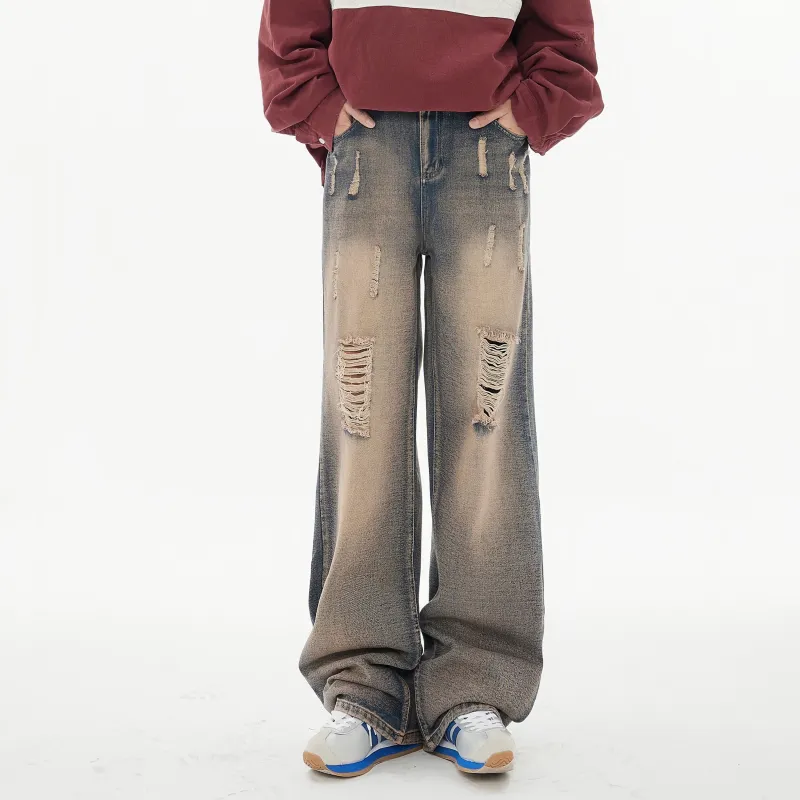 DANGERTIGER Jeans Unisex Vintage Blue-1