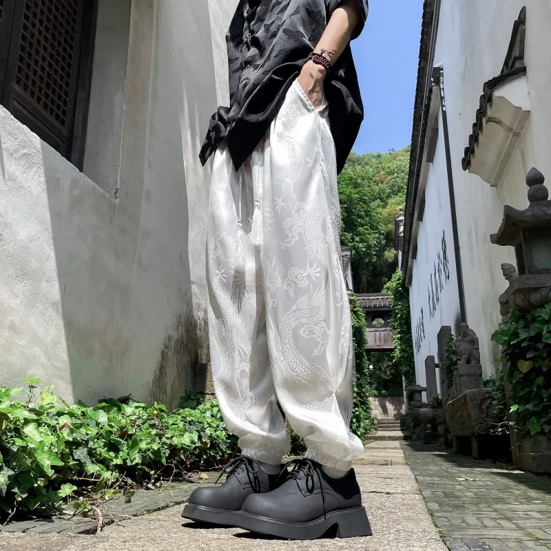 DANGERTIGER Knitted Sports Pants Unisex-1