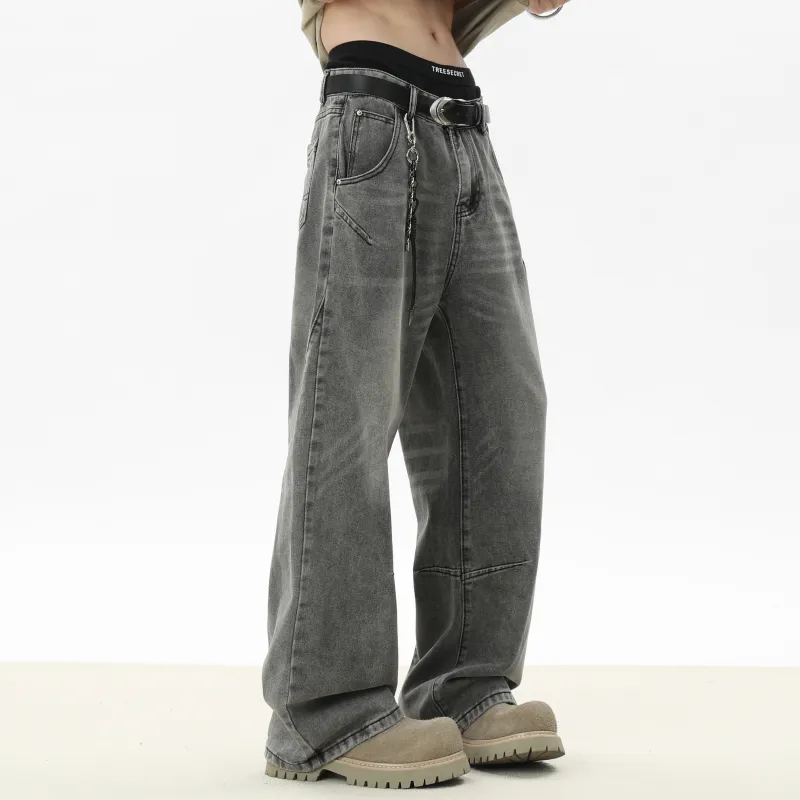 DANGERTIGER Jeans Unisex Concrete Gray-5