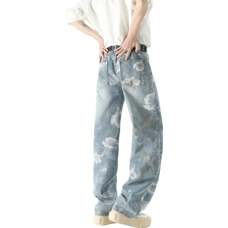 DANGERTIGER Jeans Unisex Light Blue-1