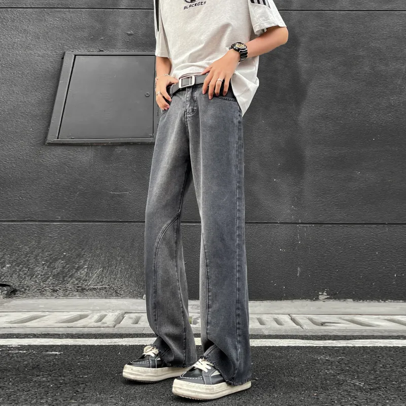 DANGERTIGER Jeans Unisex Smoke Gray-2