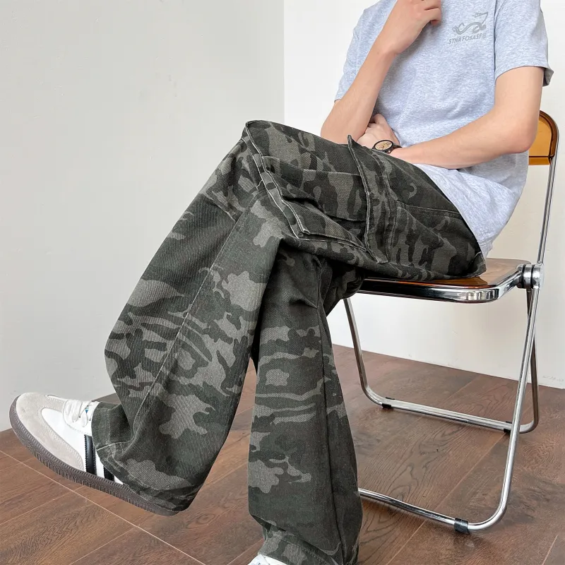 DANGERTIGER Jeans Unisex Camouflage-6