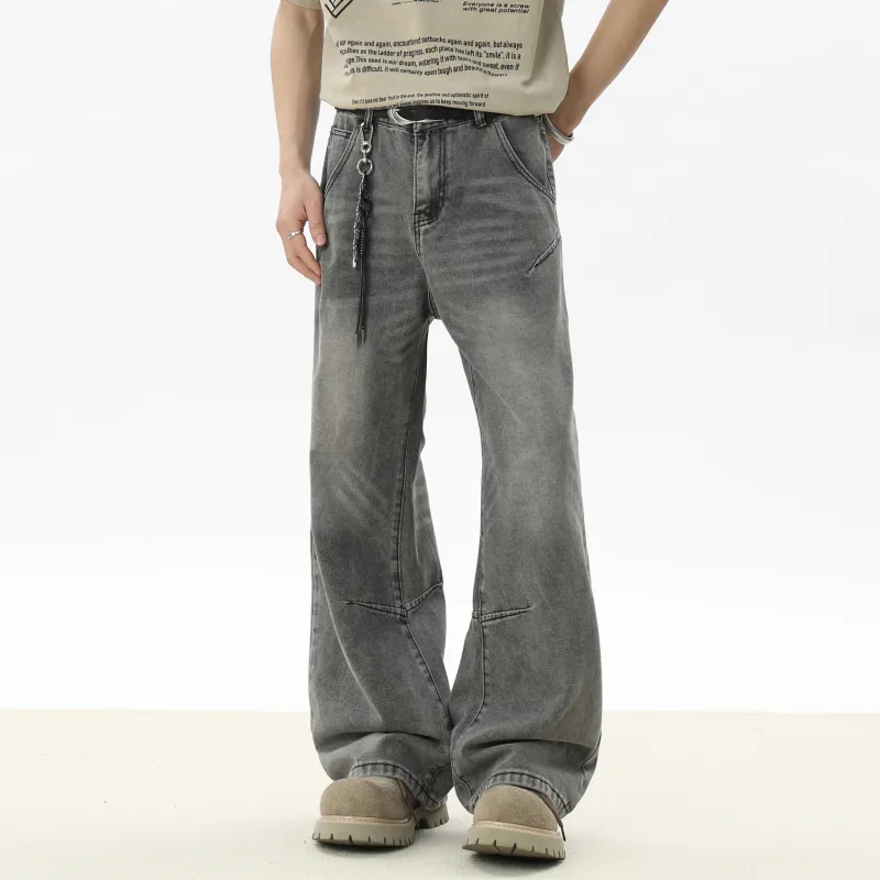 DANGERTIGER Jeans Unisex Concrete Gray-2