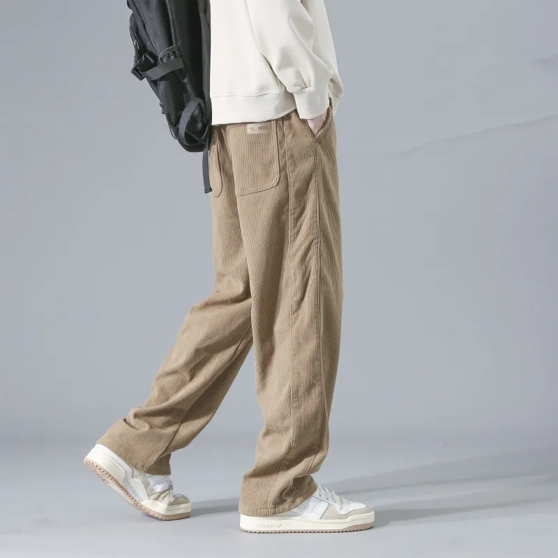 DANGERTIGER Knitted Sports Pants Unisex Gray-8