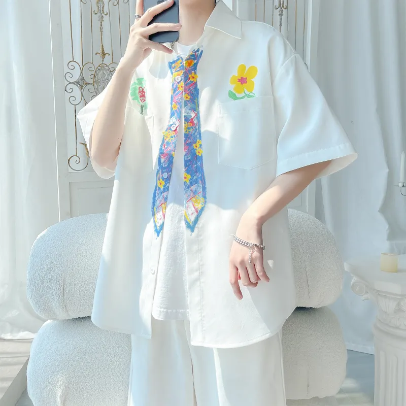 TESTUNG Shirts Unisex White-4