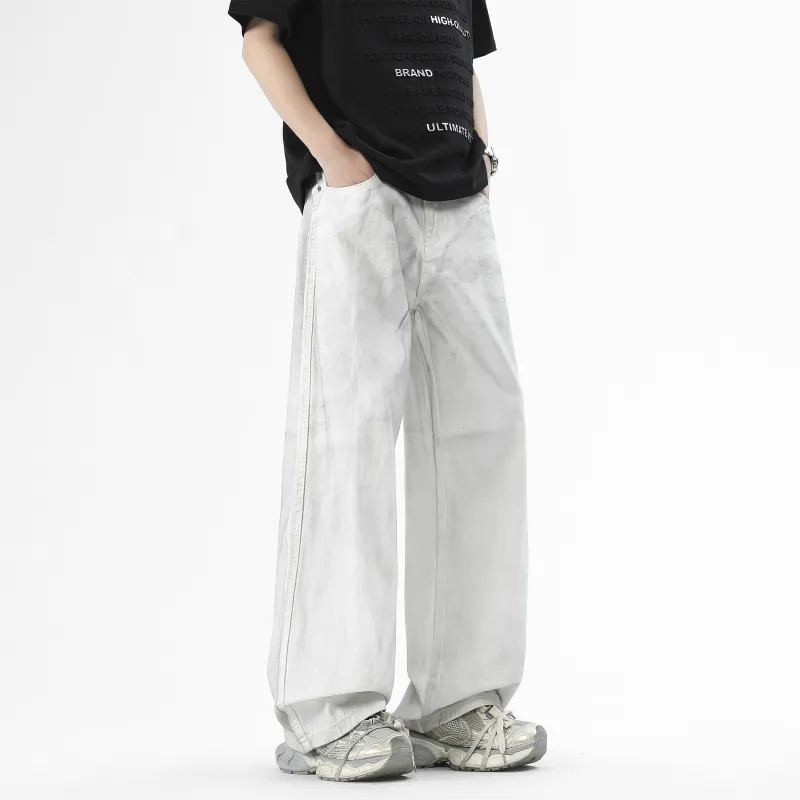 DANGERTIGER Jeans Unisex White-3