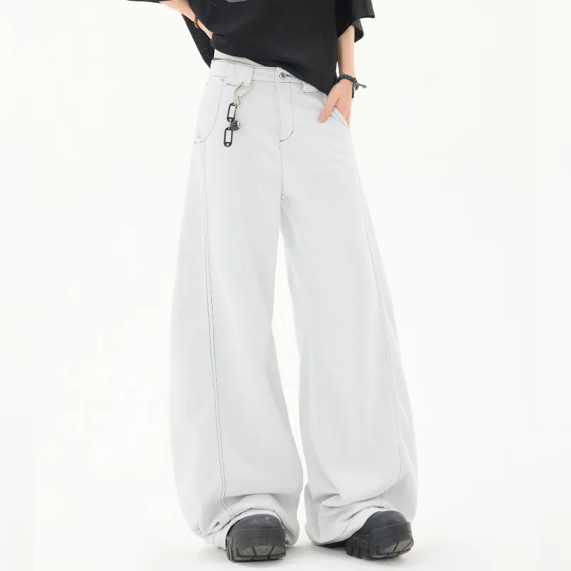 DANGERTIGER Jeans Unisex White-3