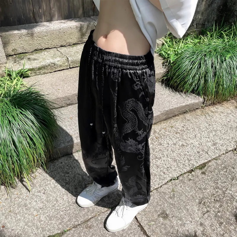 DANGERTIGER Knitted Sports Pants Unisex-11
