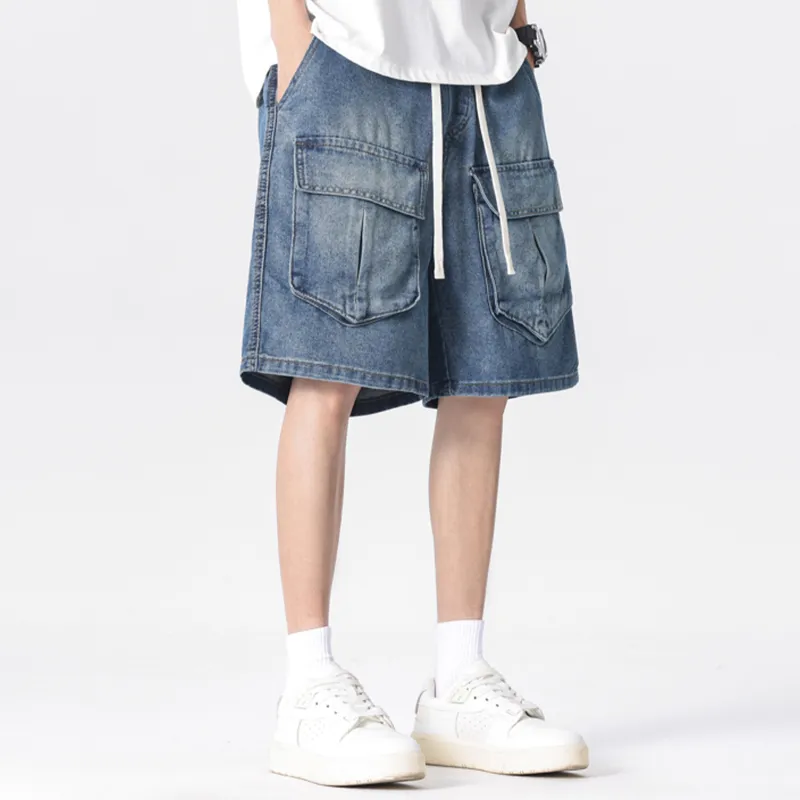 DANGERTIGER Denim Shorts Unisex-8