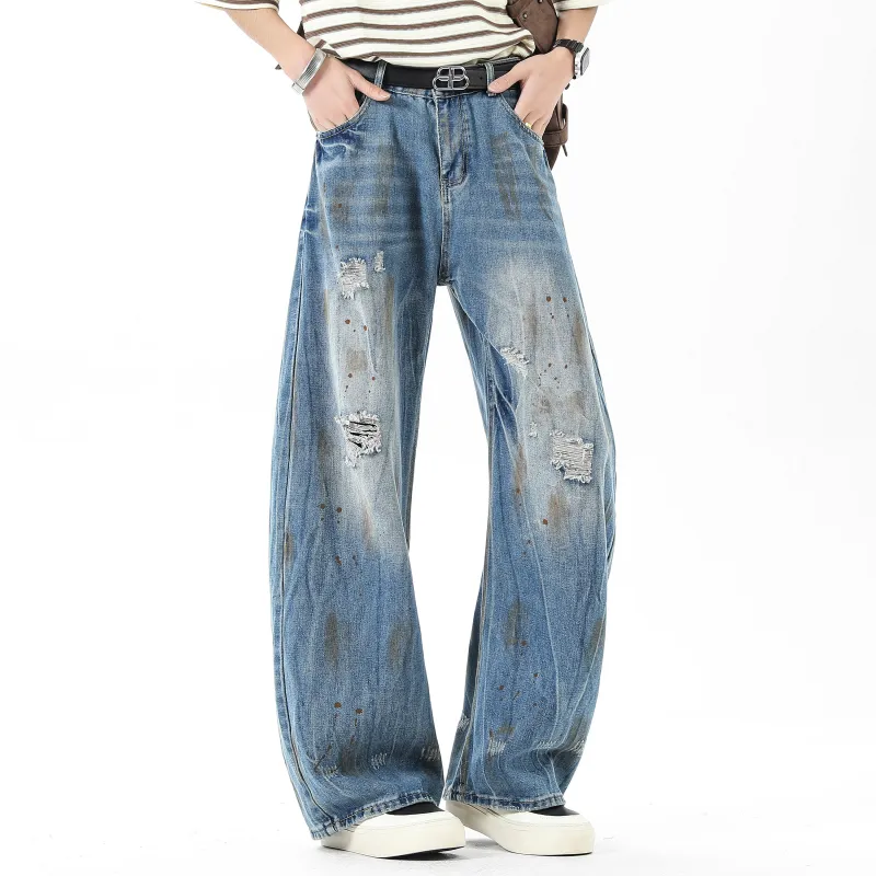 DANGERTIGER Jeans Unisex Blue-4