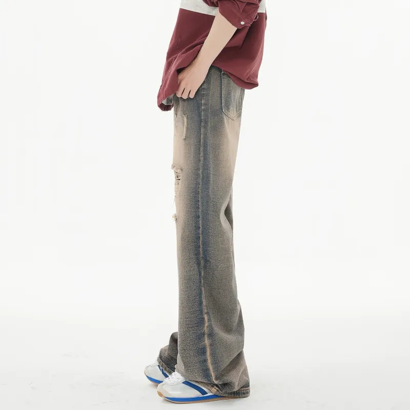 DANGERTIGER Jeans Unisex Vintage Blue-4