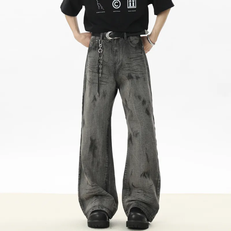 DANGERTIGER Jeans Unisex Wasteland Gray-2