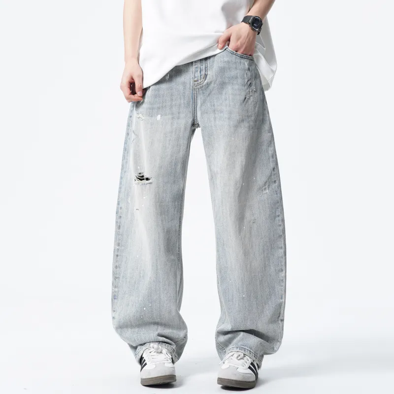 DANGERTIGER Jeans Unisex Light Blue-1