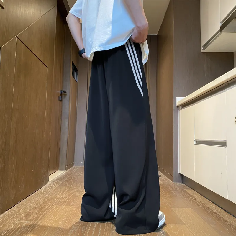 DANGERTIGER Casual Pants Unisex Black-2