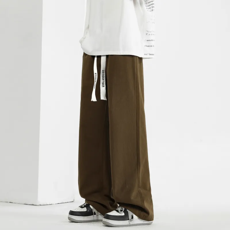 DANGERTIGER Casual Pants Unisex Khaki-35