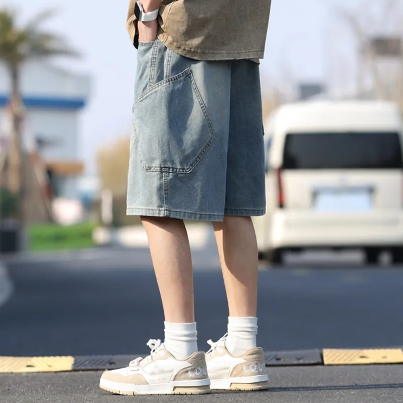 DANGERTIGER Denim Shorts Unisex-5