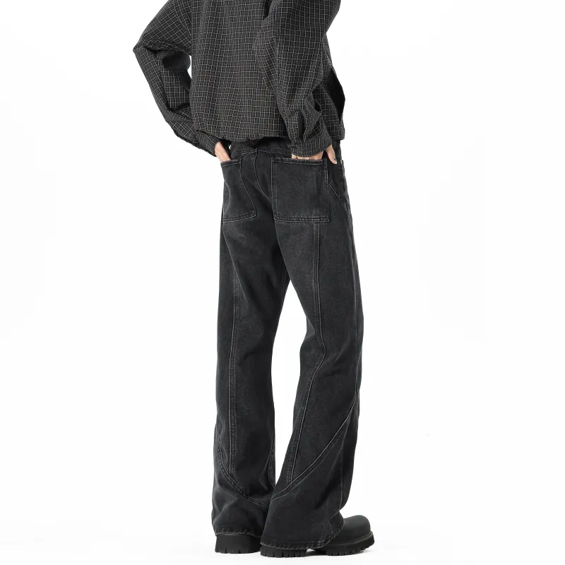 ROSECREED Jeans Unisex Black-3