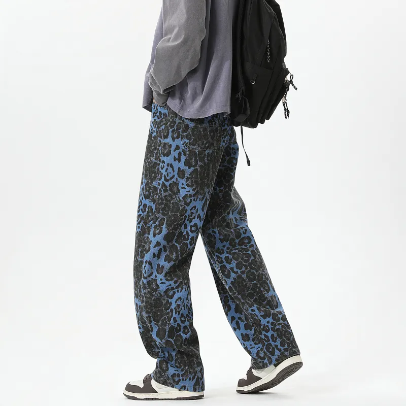 HOKLV Jeans Unisex-13