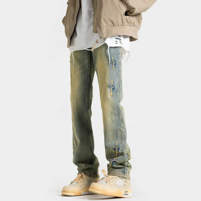HOKLV Jeans Unisex-3