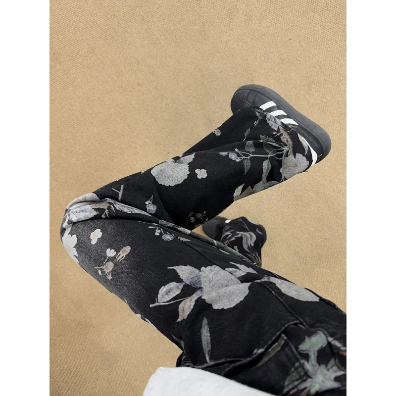 HOKLV Jeans Unisex-11