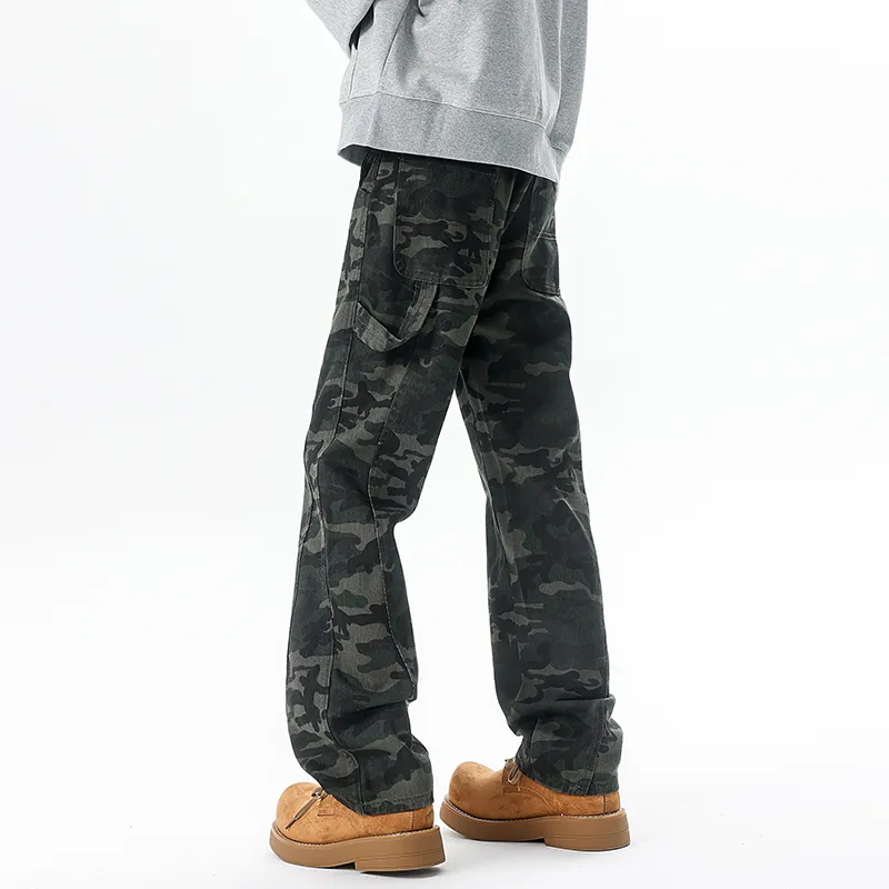 HOKLV Casual Pants Unisex Army Green-0