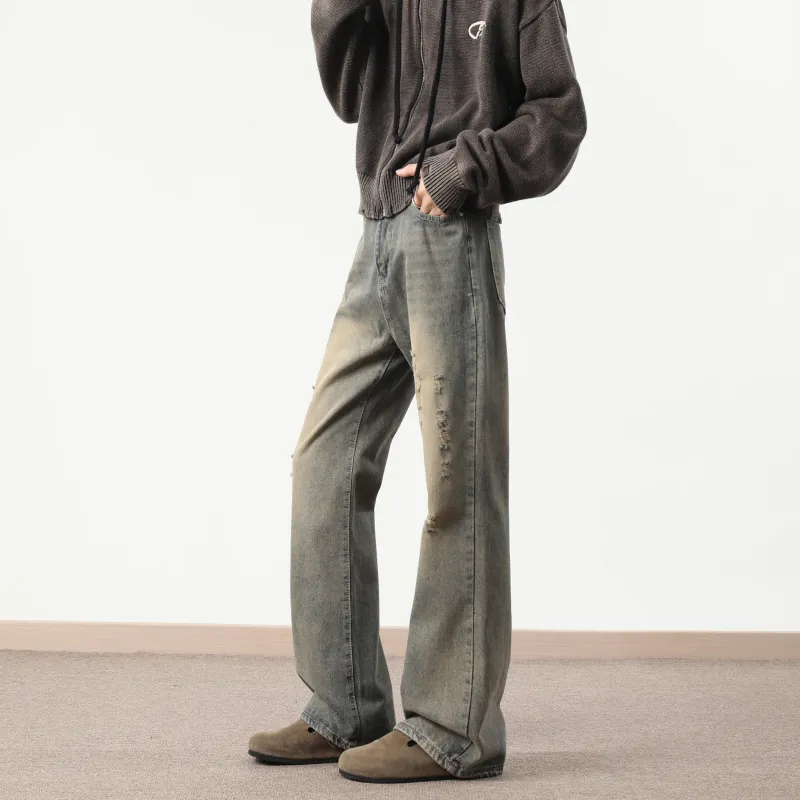 HOKLV Jeans Unisex-5