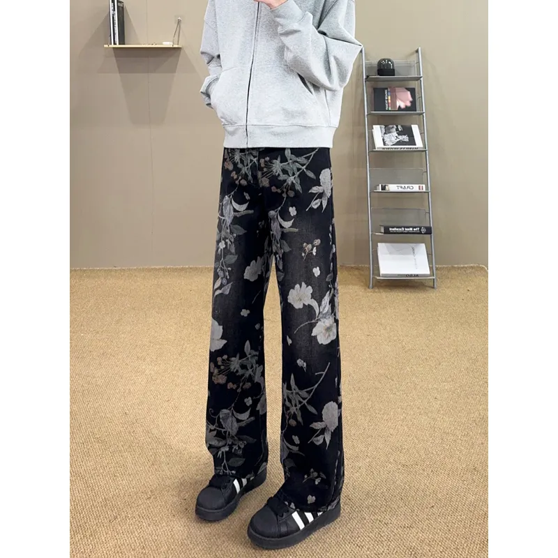 HOKLV Jeans Unisex-8