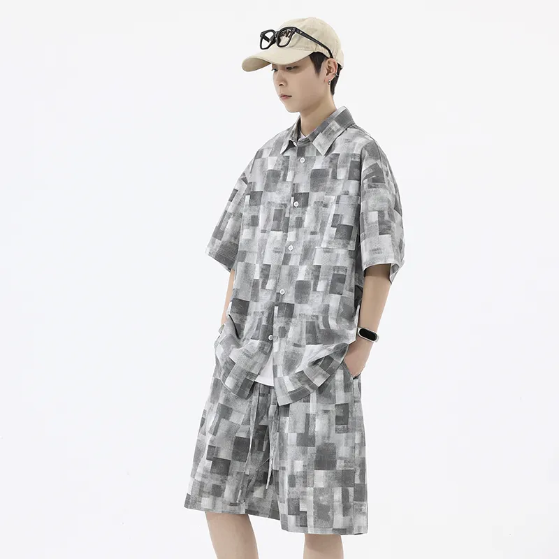 HOKLV Shirt Matching Set Unisex-10