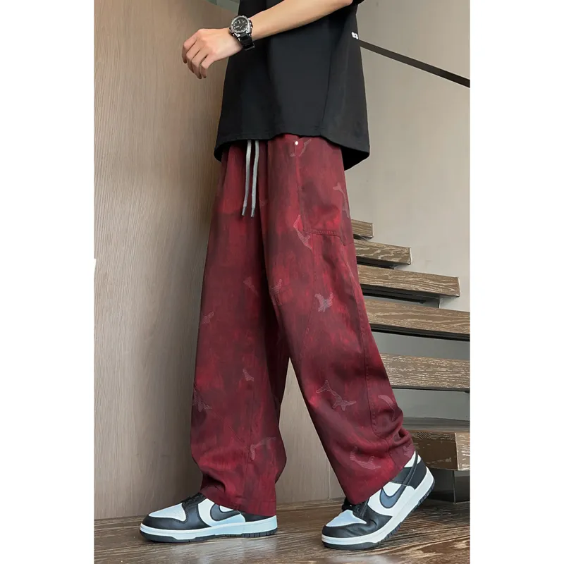 HOKLV Casual Pants Unisex-9