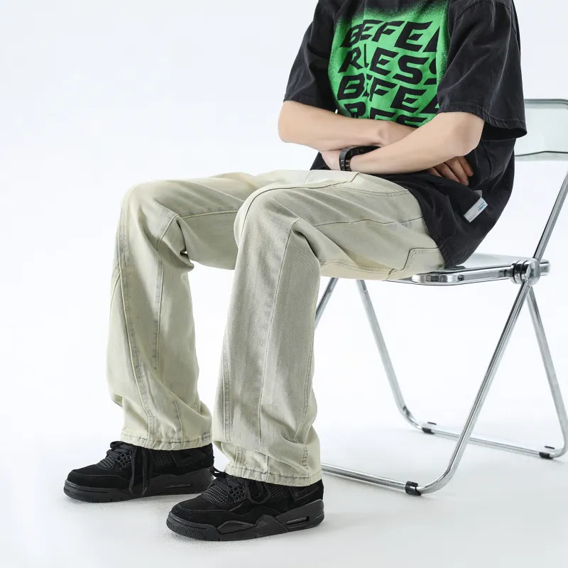 HOKLV Jeans Unisex-4