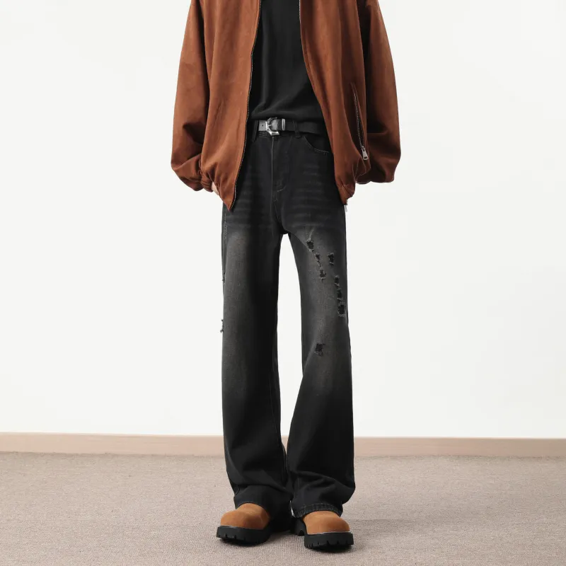 HOKLV Jeans Unisex-13