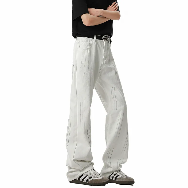 HOKLV Jeans Unisex-4