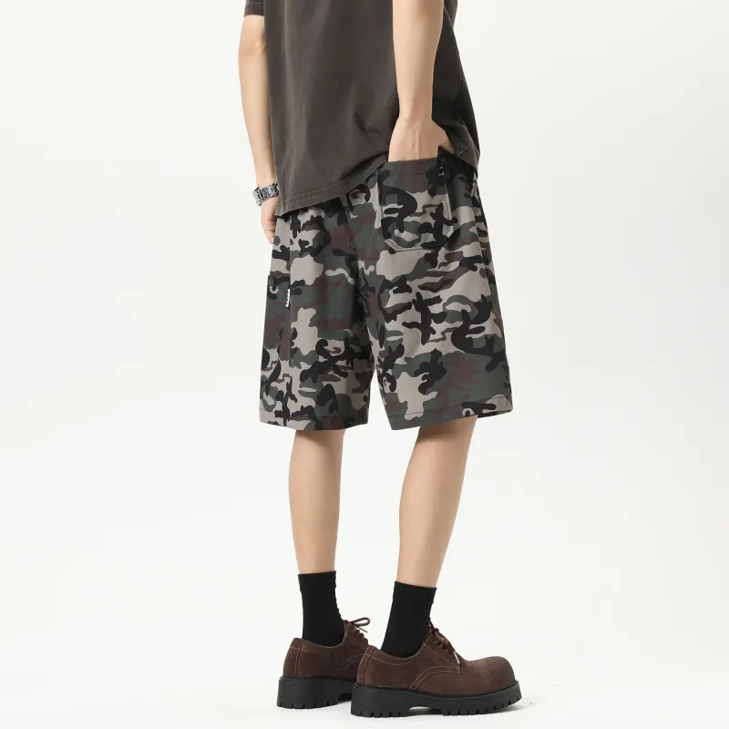 HOKLV Casual Shorts Unisex-11