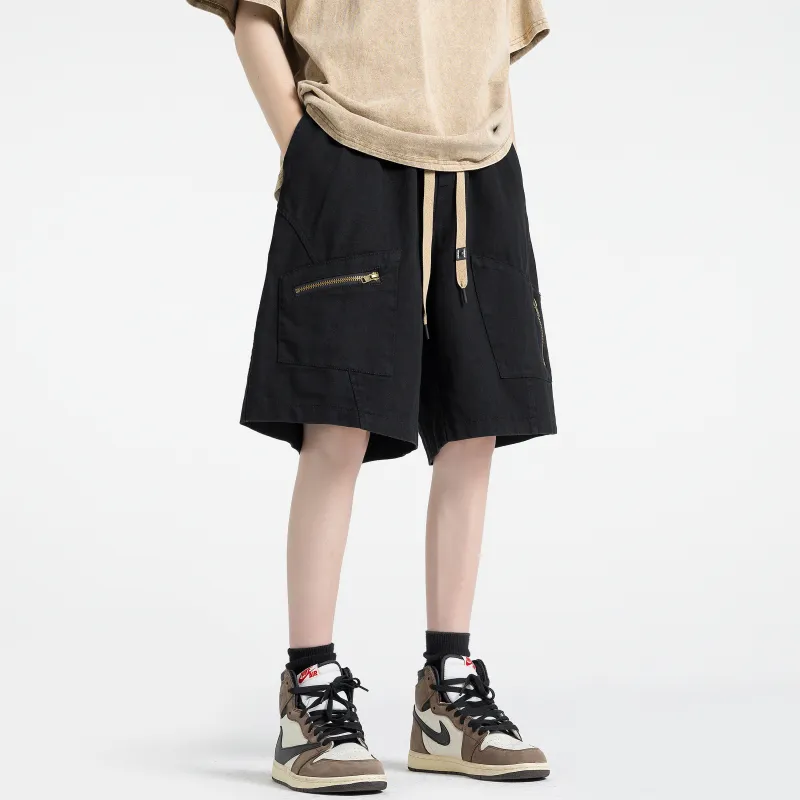HOKLV Denim Shorts Unisex-10