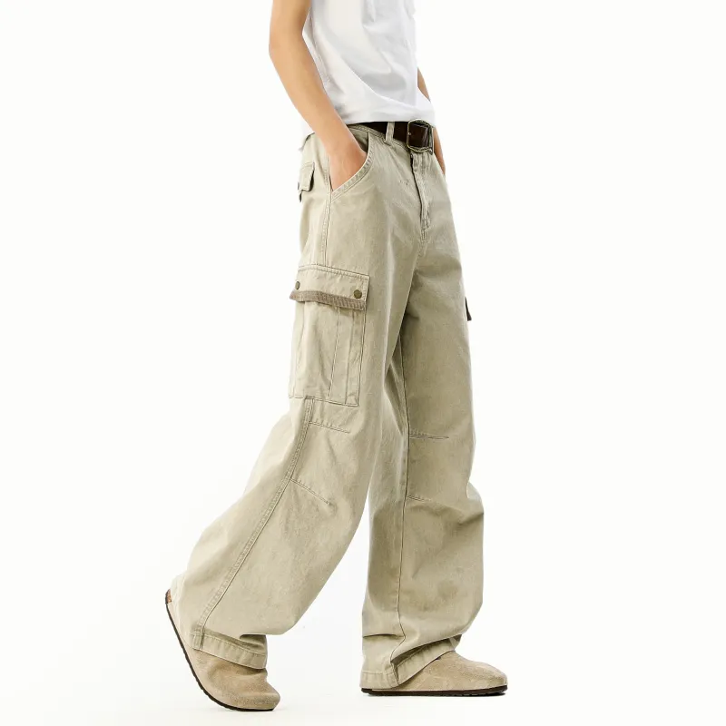TESTUNG Workwear Style Everyday Commute Essential Pants Unisex-8