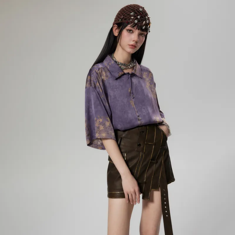 HOKLV Shirts Unisex Purple-2