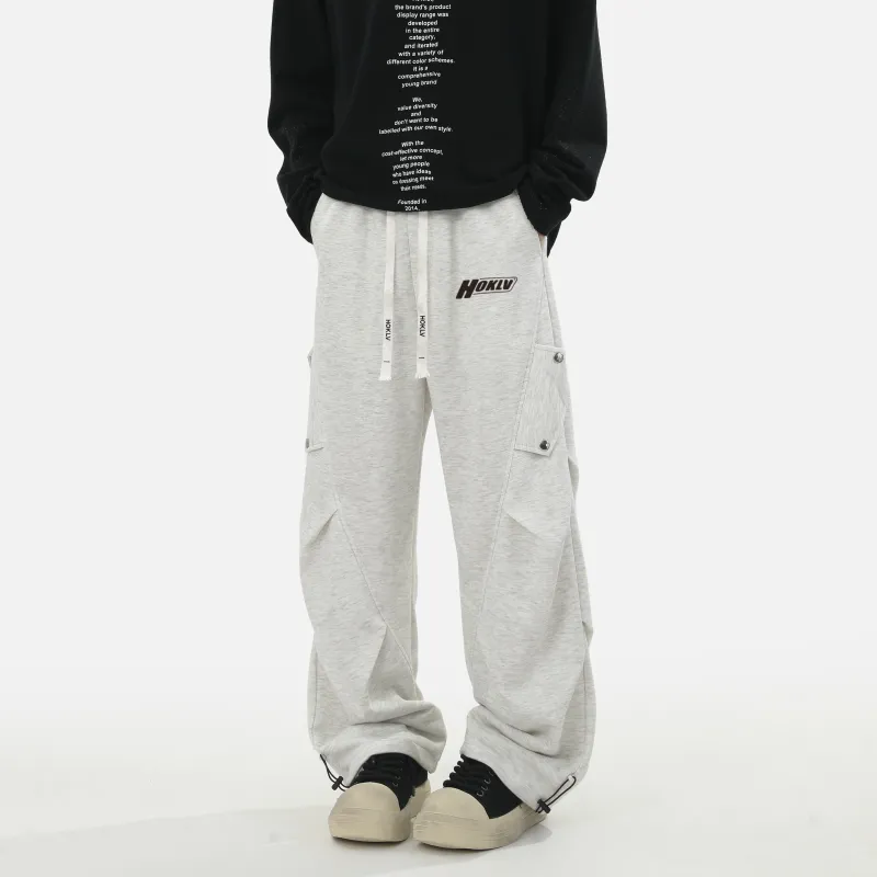 HOKLV Knitted Sports Pants Unisex-5