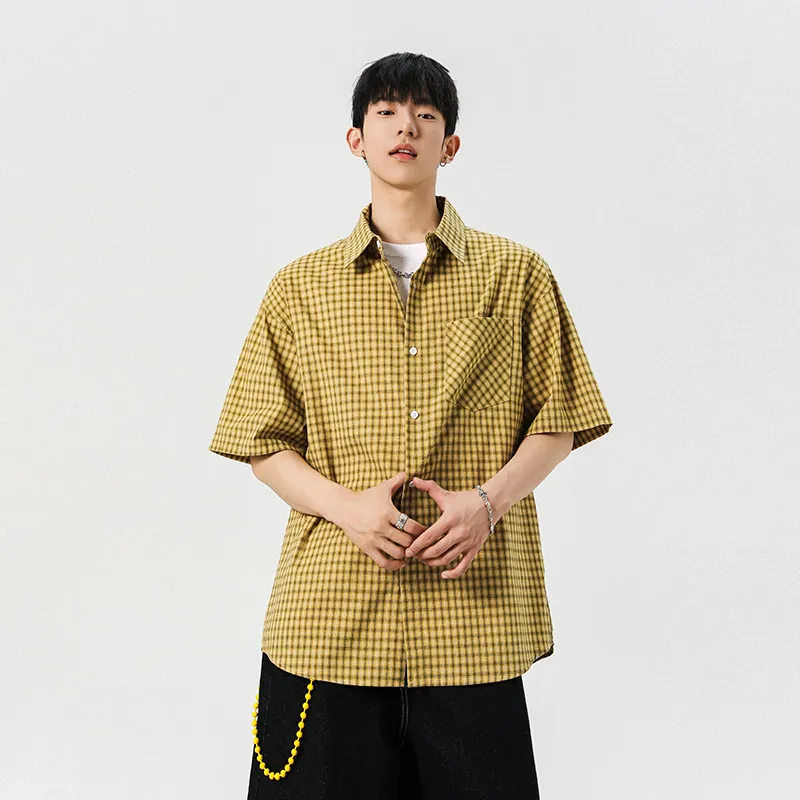 HOKLV Shirts Unisex Yellow-1