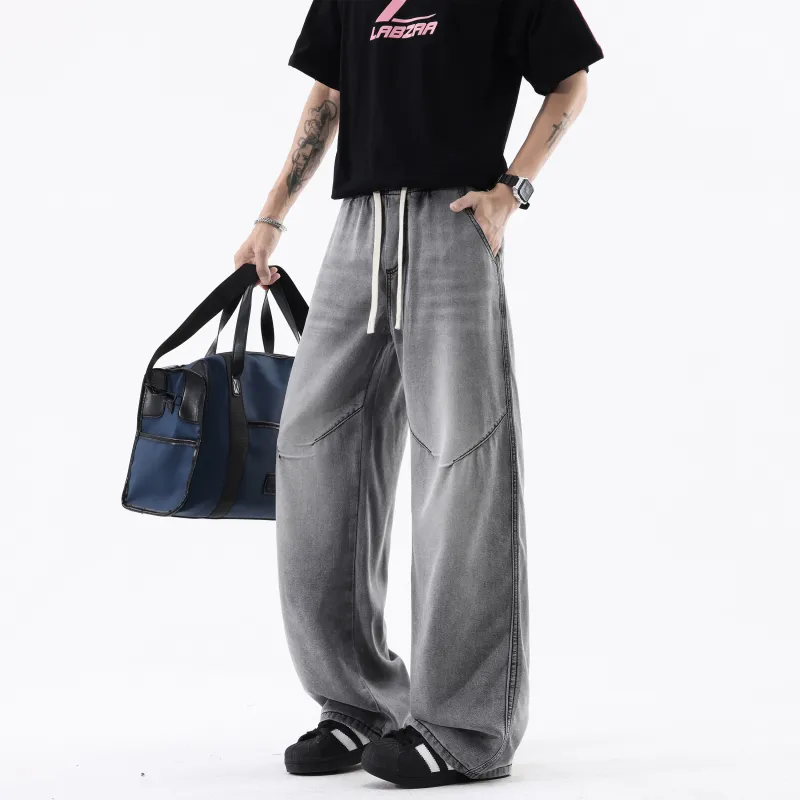 HOKLV Jeans Unisex-10