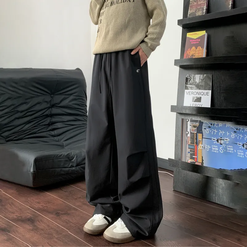 HOKLV Casual Pants Unisex Army Green-14
