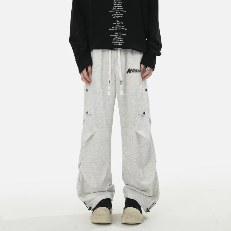 HOKLV Knitted Sports Pants Unisex-4