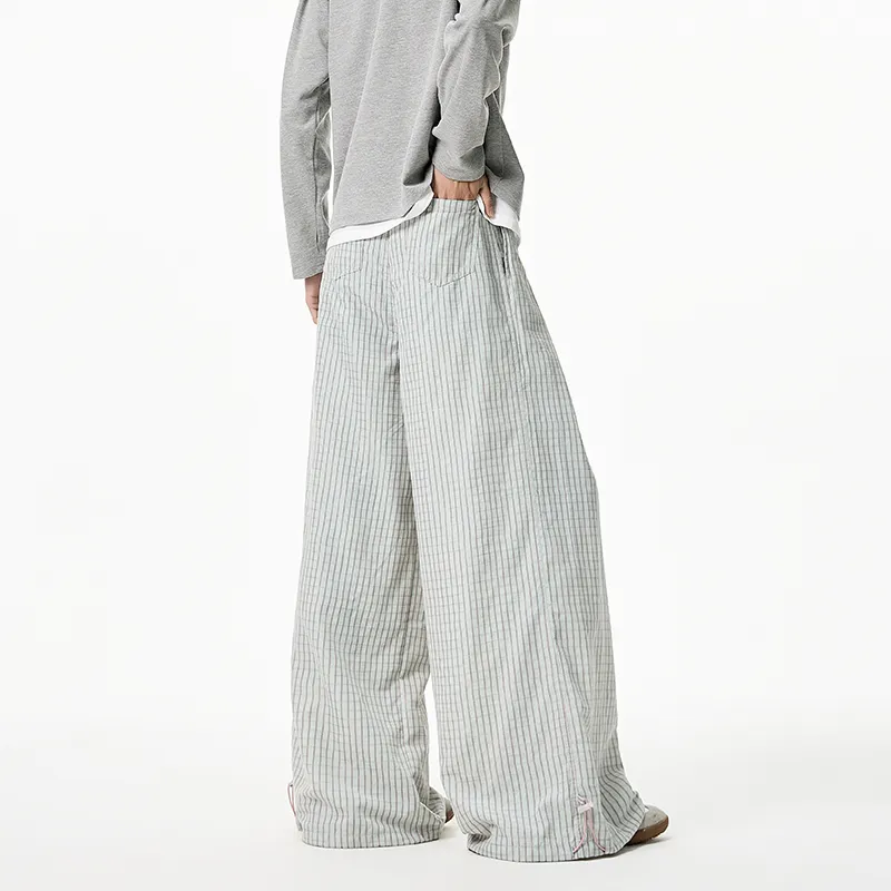 HOKLV Casual Pants Unisex Green-4