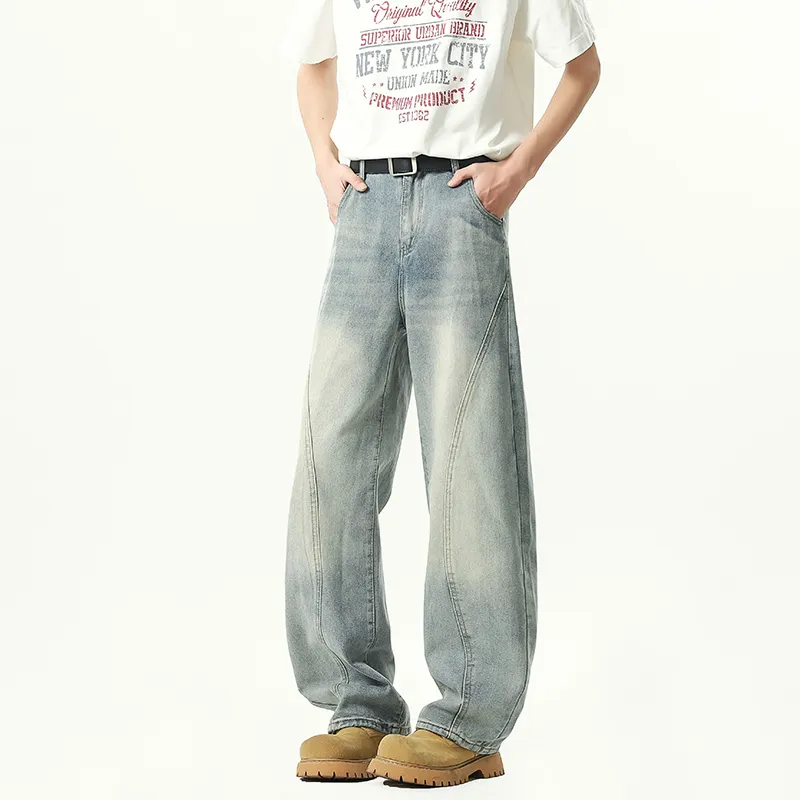 HOKLV Jeans Unisex-9