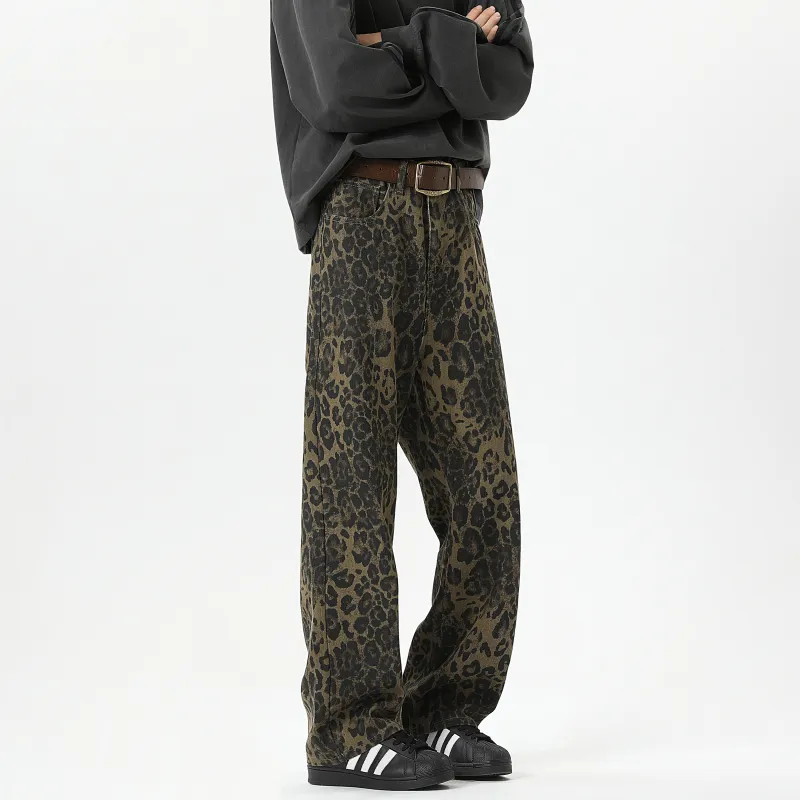 HOKLV Jeans Unisex-4