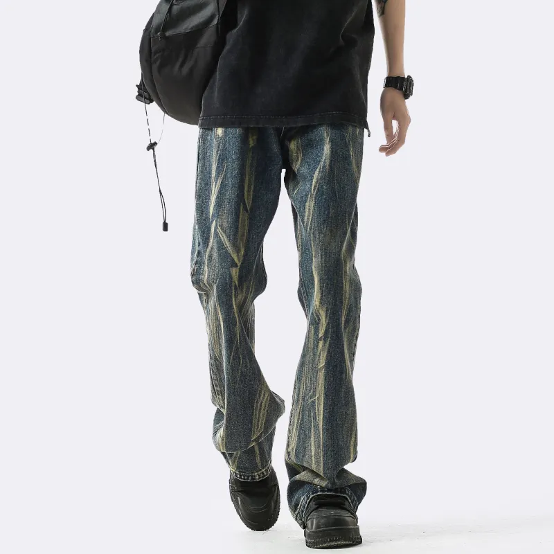 HOKLV Jeans Unisex-3